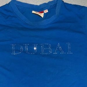 Dubai kids Shirt rhinestone top